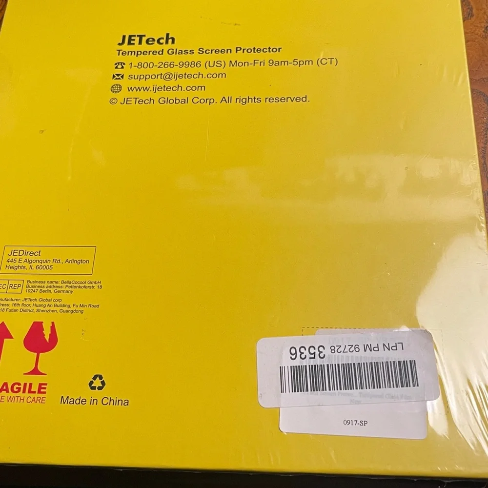 Made for your iPad. Tempered glass/screen protector. New In box